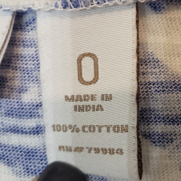 Chico's (Lot of 3) Summer Tops Size 0 Pink Blue & White Coral Machine Wash - Picture 8 of 16